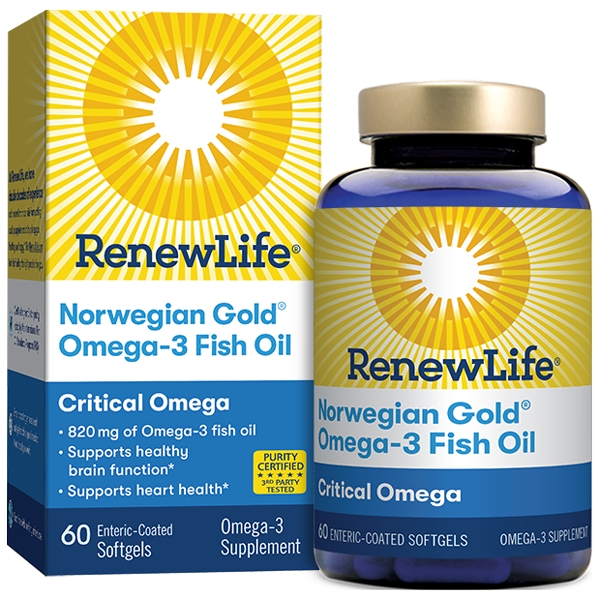 ReNew Life - Norwegian Gold Critical Omega, Natural Orange Flavor -