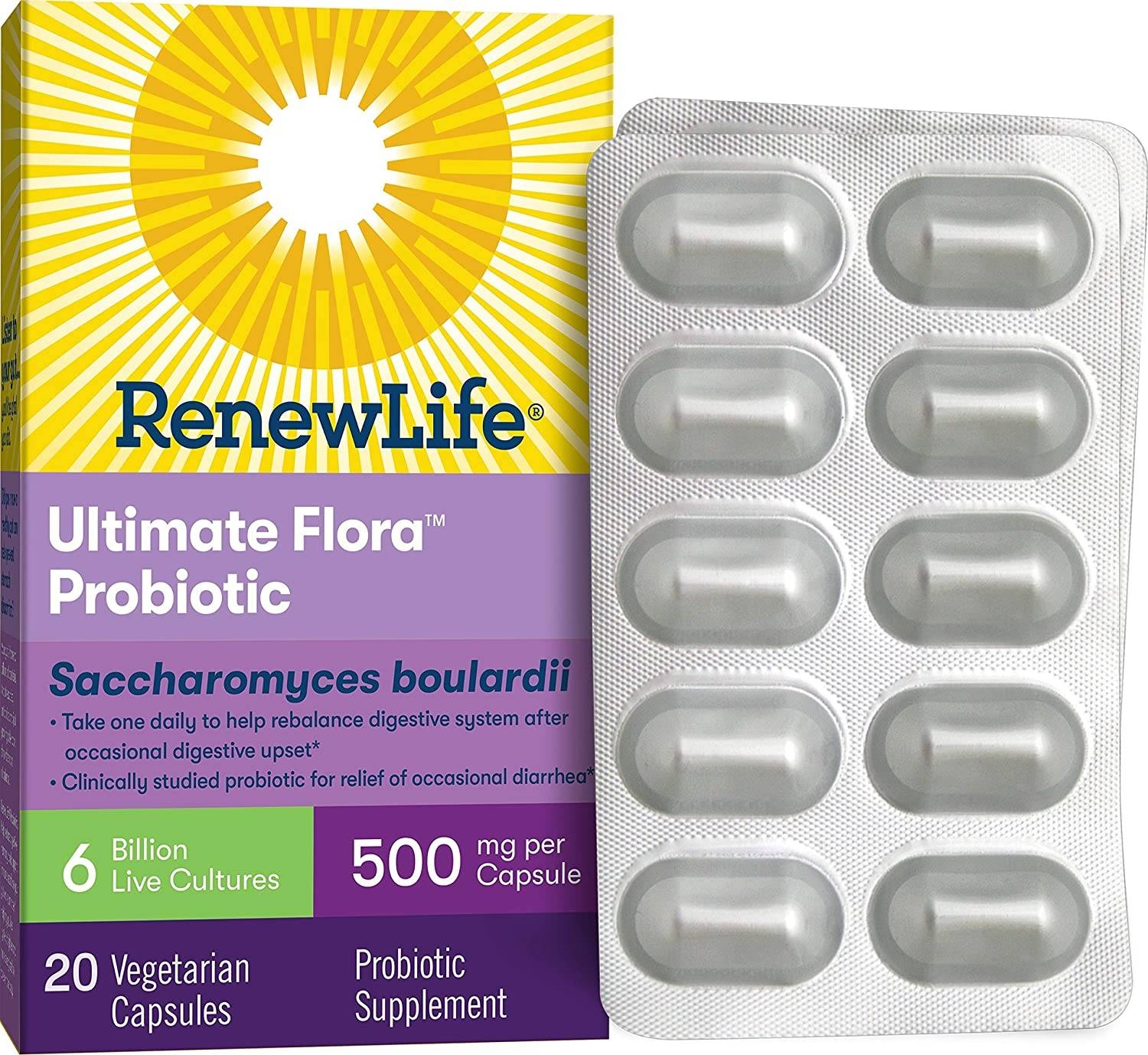 ReNew Life - Ultimate Flora Probiotic Saccharomyces Boulardii 6