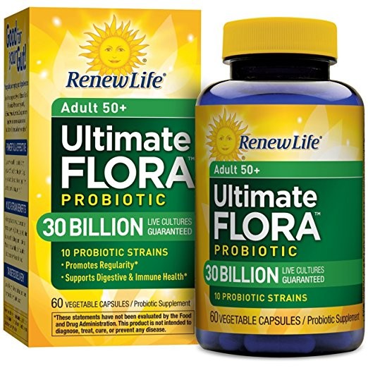 ReNew Life - Ultimate Flora Adult 50+ Probiotic 30 Billion CFU - 60