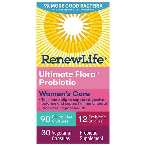 ReNew Life - Ultimate Flora Women's Care Probiotic 90 Billion CFU -