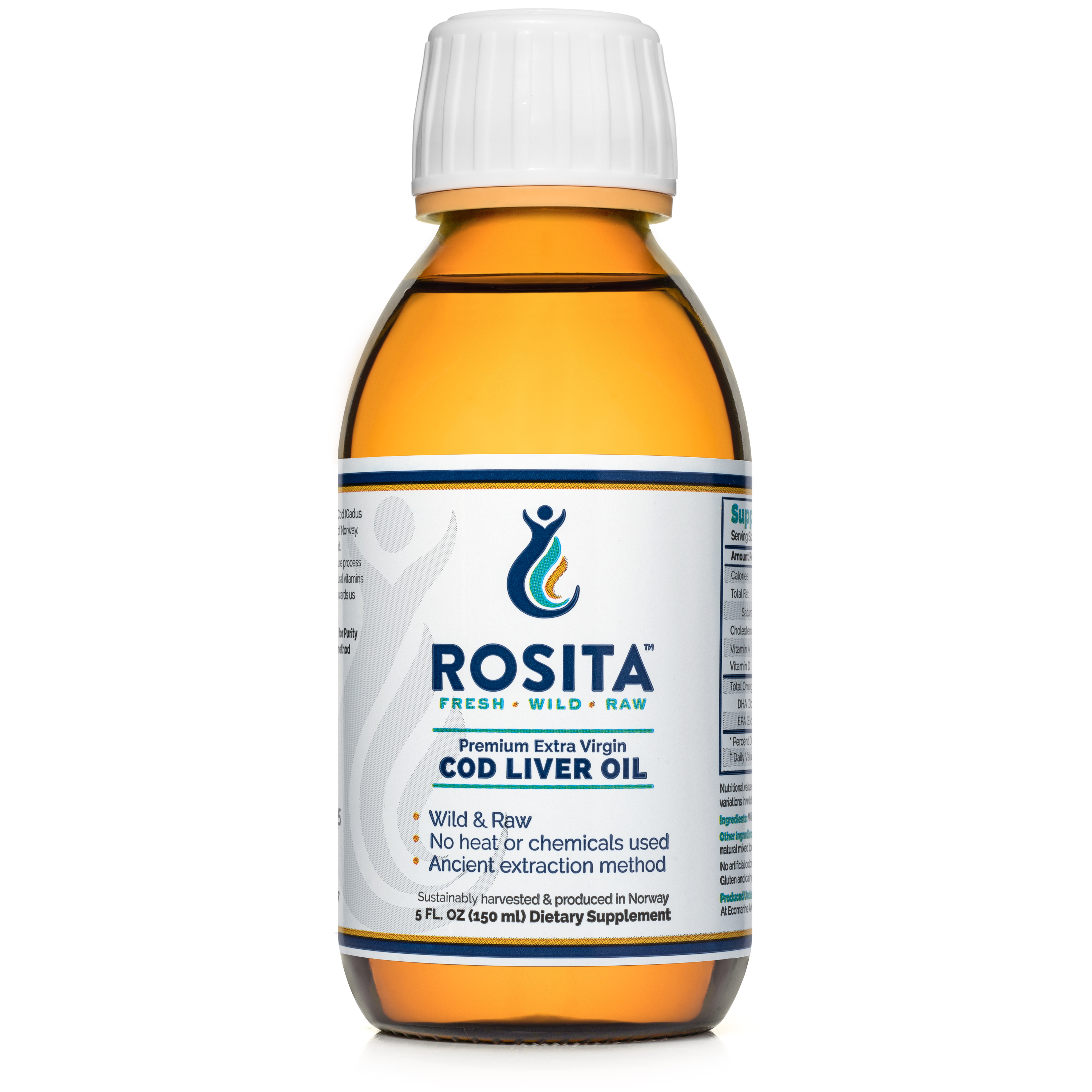 Rosita - Extra Virgin Cod Liver Oil - 150 fl. oz (150 ml)