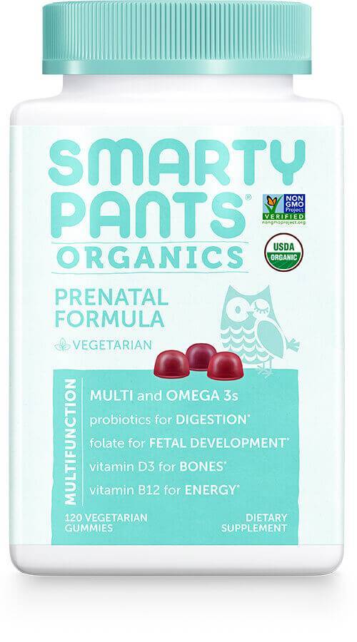 SmartyPants - Organic - Prenatal Formula - 120 Vegetarian Gummies