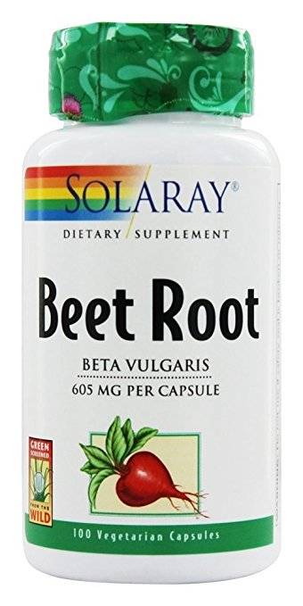 Solaray - Beet Root 605 mg - 100 VegCaps