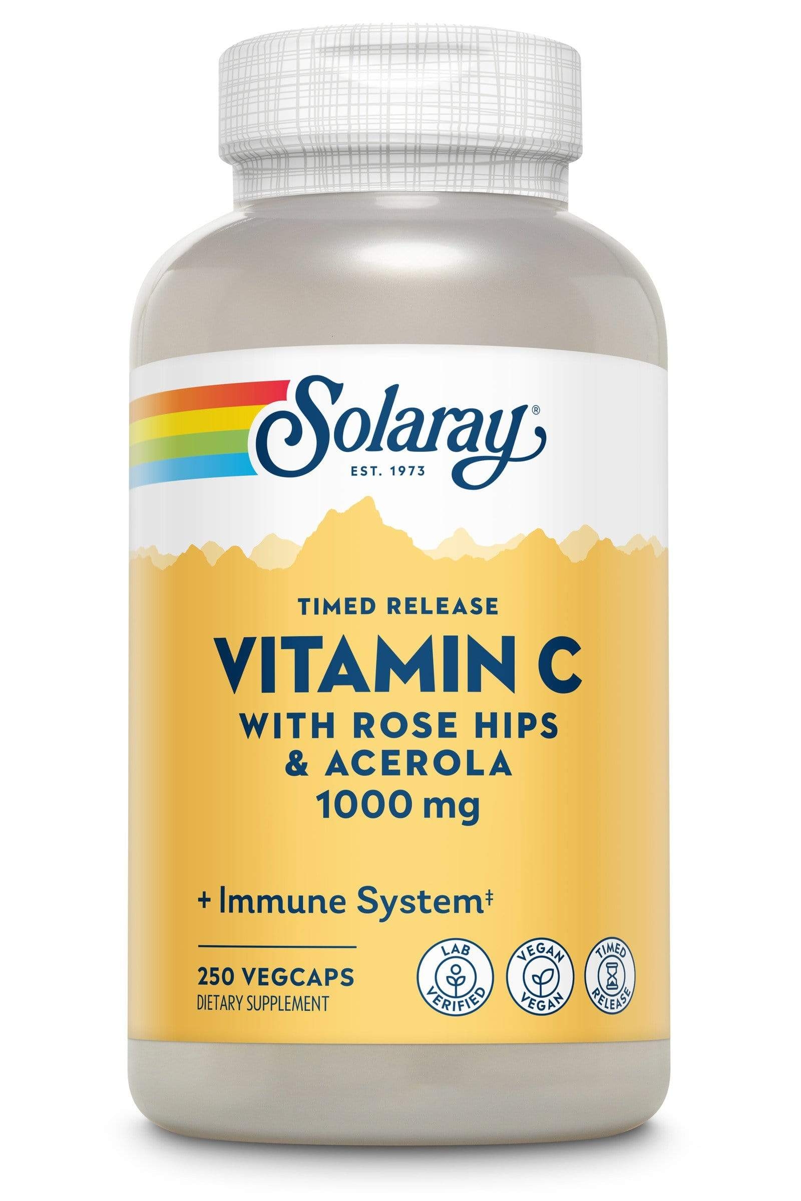 Solaray - Timed Release Vitamin C 1000 mg - 250 VegCaps