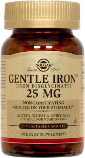 Solgar Vitamin and Herb - Gentle Iron (Iron Bisglycinate) 25 mg - 180