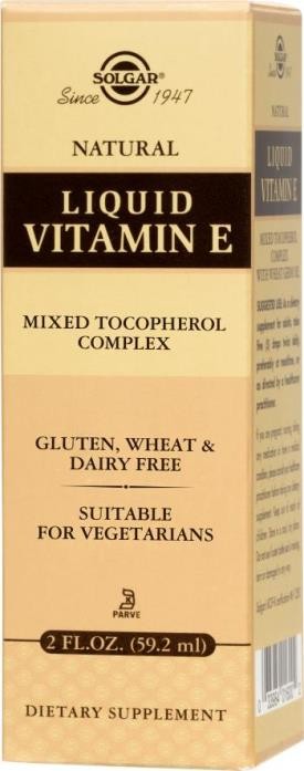 Solgar Vitamin and Herb - Liquid Vitamin E (with dropper) - 2 fl. oz