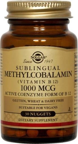 Solgar Vitamin and Herb - Methylcobalamin (Vitamin B12) 1000 mcg,