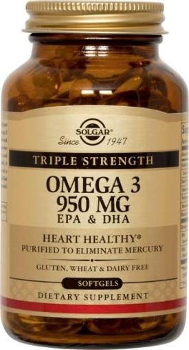 Solgar Vitamin and Herb - Triple Strength Omega-3 950 mg - 100