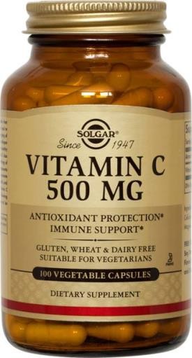 Solgar Vitamin and Herb - Vitamin C 500 mg - 100 Vegetable Capsules