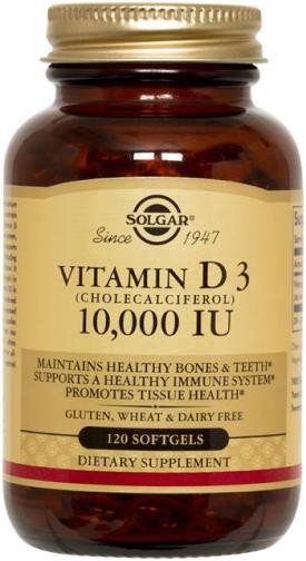 Solgar Vitamin and Herb - Vitamin D3 (Cholecalcifederol) 10000 IU -