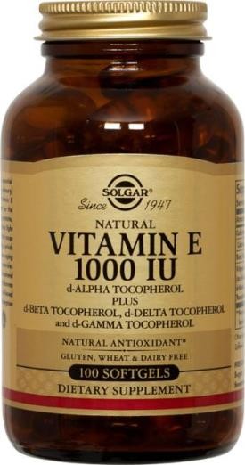 Solgar Vitamin and Herb - Vitamin E 1000 IU (1000 IU d-Alpha