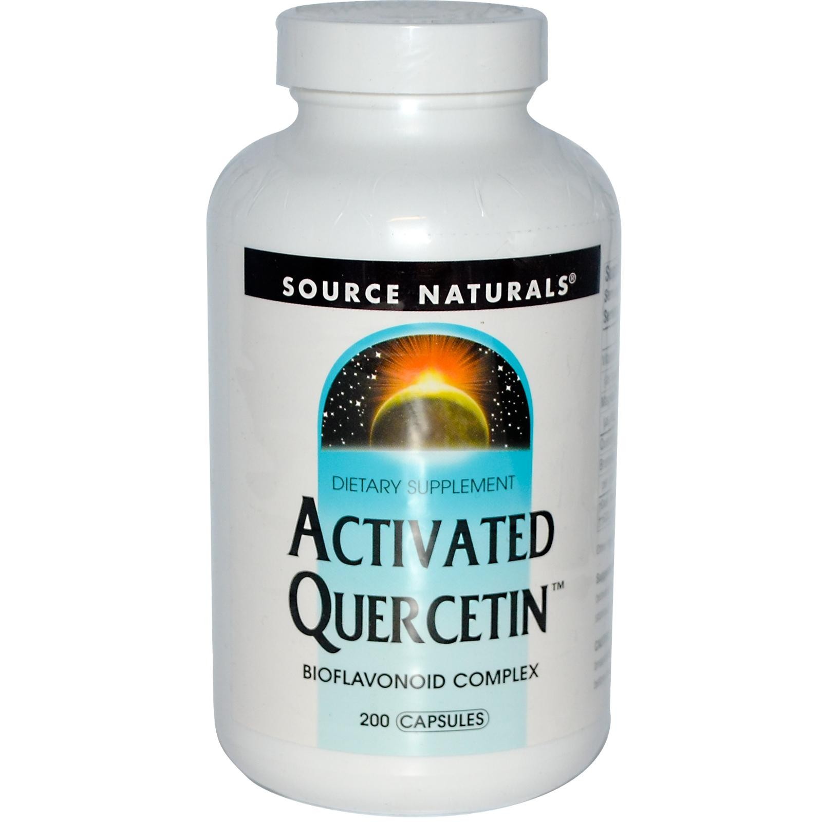 Source Naturals - Activated Quercetin - 200 Capsules