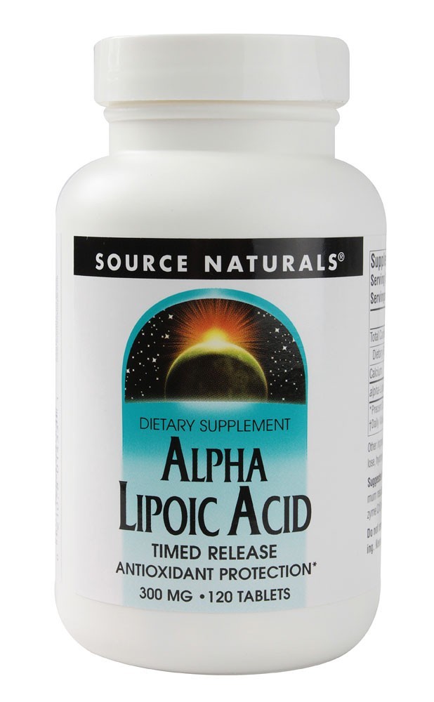 Source Naturals - Alpha-Lipoic Acid 300 mg T/R - 120 Tablets