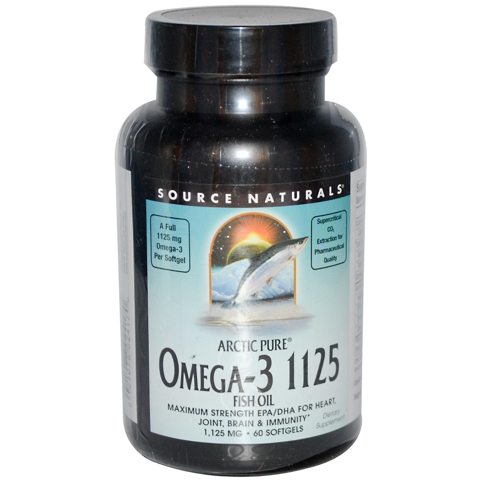 Source Naturals - ArcticPure Omega-3 1125 - 60 Softgels