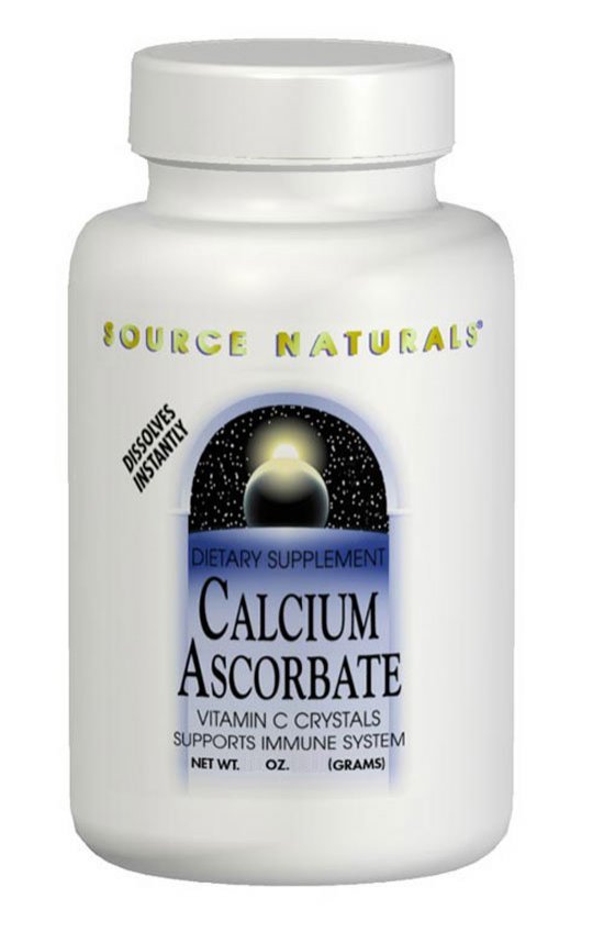 Source Naturals - Calcium Ascorbate Crystals - 8 oz (226.8 Grams)