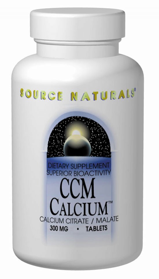 Source Naturals - C-C-M Calcium 300 mg - 120 Tablets