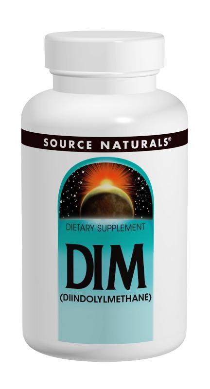 Source Naturals - DIM (Diindolylmethane) 100 mg - 180 Tablets