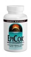Source Naturals - EpiCor with Vitamin D-3 - 60 Capsules