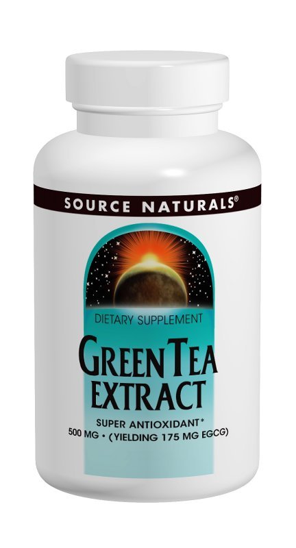 Source Naturals - Green Tea Extract 500 mg - 120 Tablets