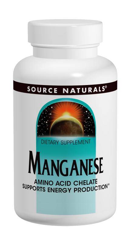 Source Naturals - Manganese 10 mg - 250 Tablets