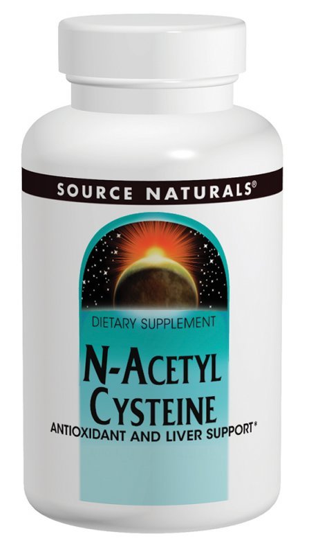 Source Naturals - N-Acetyl Cysteine 600 mg - 60 Tablets