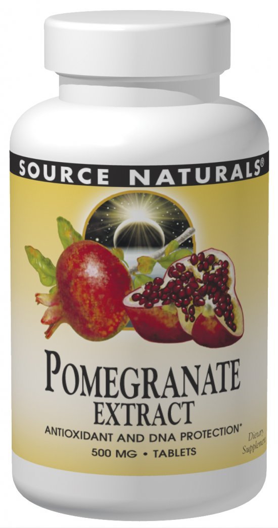 Source Naturals - Pomegranate Extract 500 mg - 60 Tablets