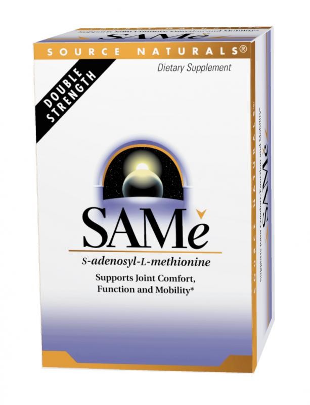 Source Naturals - SAMe (S-Adenosyl-L-Methionine) 400 mg - 30 Tablets