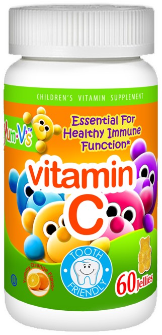 Teelah - YumVs Vitamin C with Echinacea, Orange Flavor - 60 Jellies