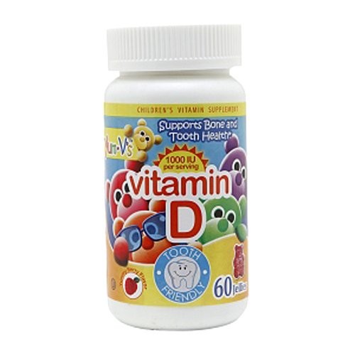 Teelah - Yum-V's Vitamin D3, Berry Flavor - 60 Jelly Bears