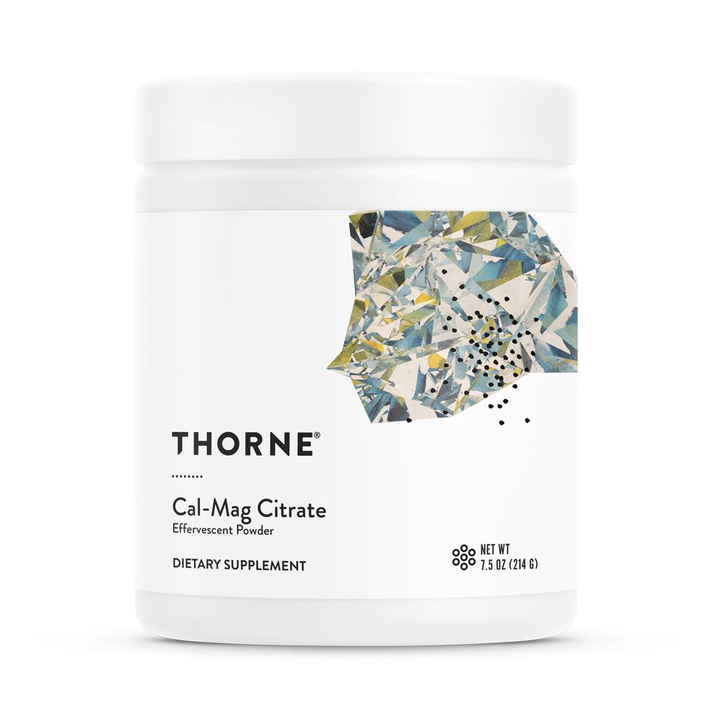 Thorne - Cal-Mag Citrate (Effervescent Powder) - 7.5 oz (214 Grams)