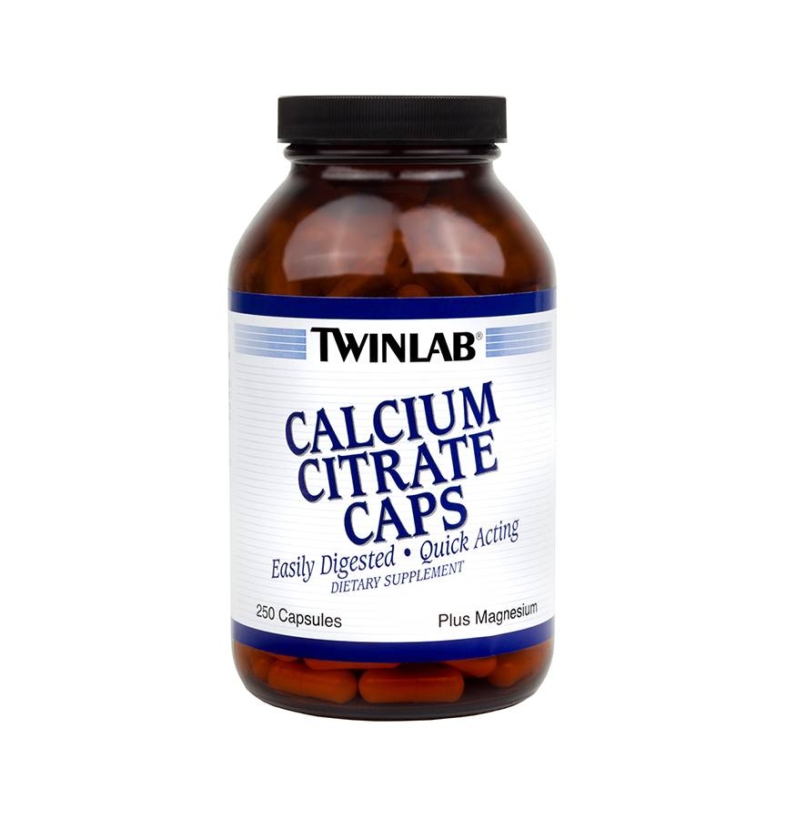 Twinlab - Calcium Citrate Caps - 250 Capsules