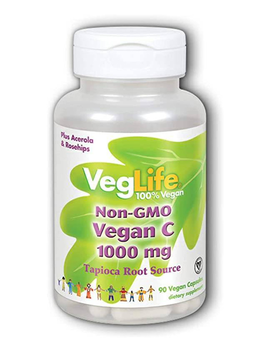 VegLife - Vegan C 1000 mg, Non-GMO - 90 Vegan Capsules