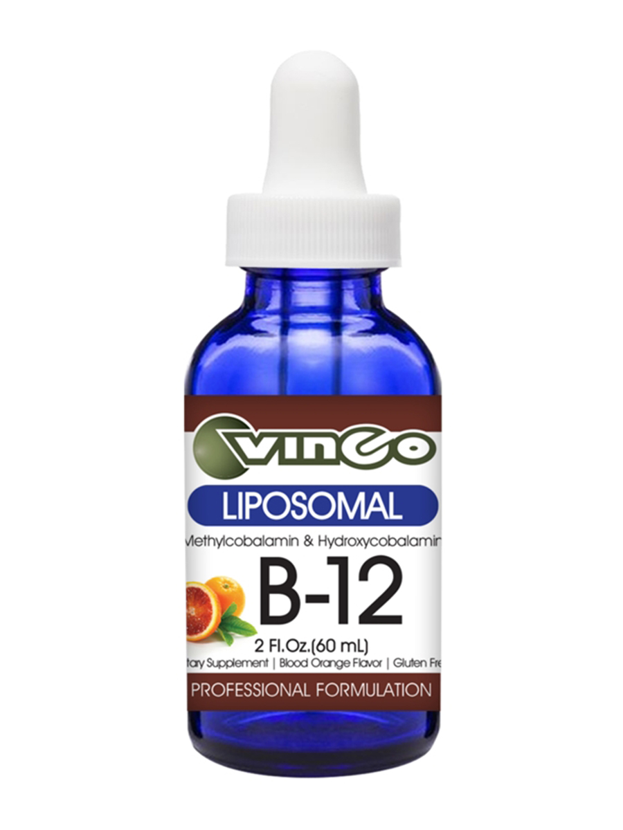 Vinco - Liposomal B12 Dropper, Blood Orange Flavor - 2 fl. oz (60 ml)