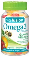 Vitafusion - Omega-3 EPA/DHA Gummy, Assorted Flavors - 120 Gummies