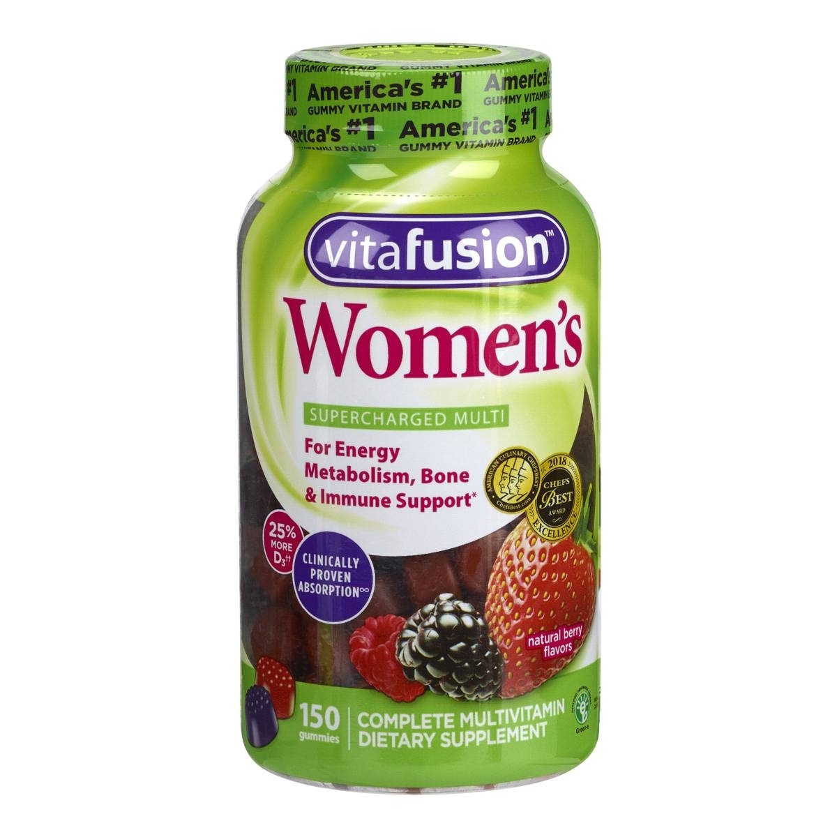 Vitafusion - Women's Multivitamin Gummy, Natural Berry Flavors - 150