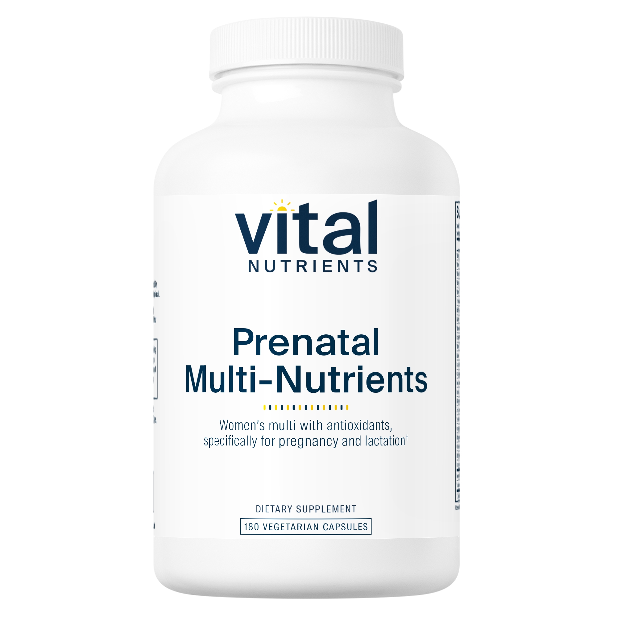 Vital Nutrients - PreNatal Multi-Nutrients - 180 Capsules
