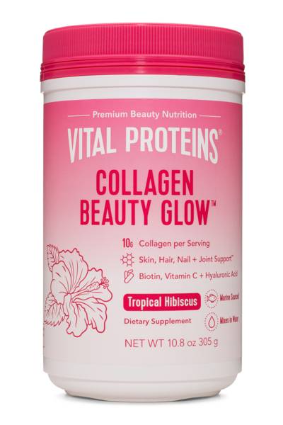Vital Proteins - Collagen Beauty Glow, Tropical Hibiscus - 10.8 oz