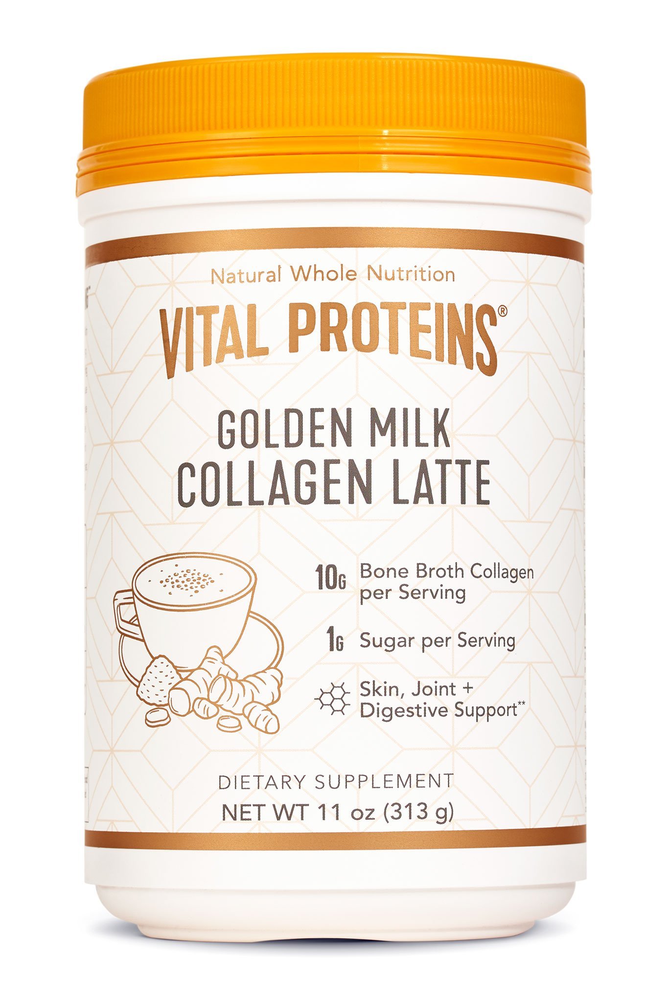 Vital Proteins - Collagen Latte, Golden Milk - 11 oz (313 Grams)