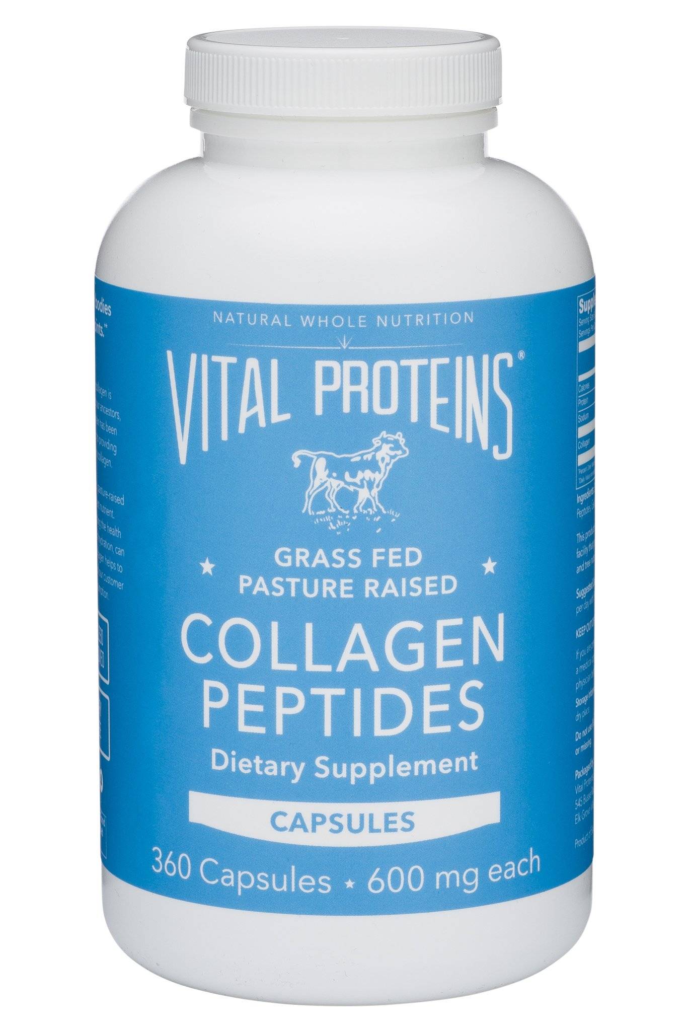 Vital Proteins - Collagen Peptides 600 mg (Pasture Raised, Grass-Fed)
