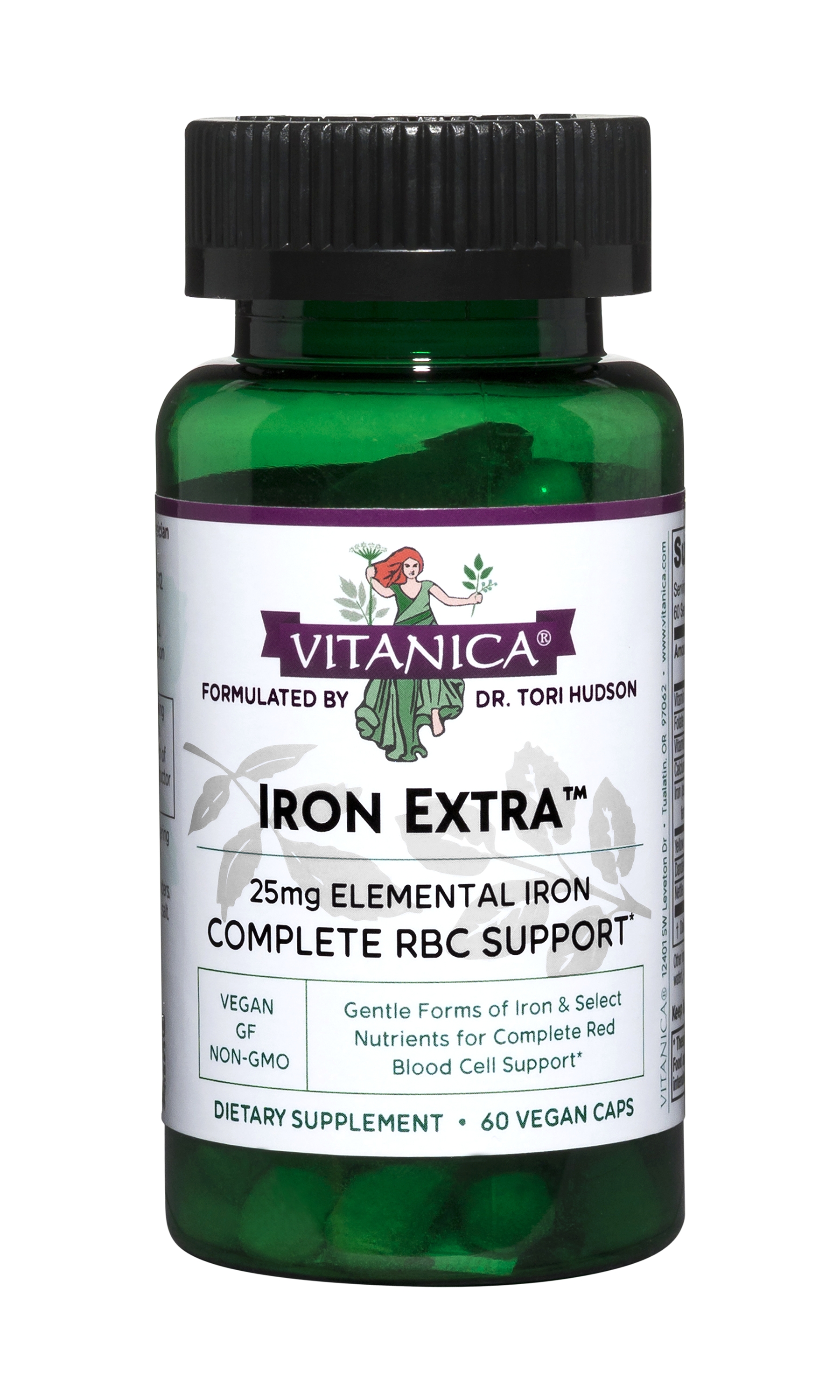 Vitanica - Iron Extra - 60 Vegetarian Capsules