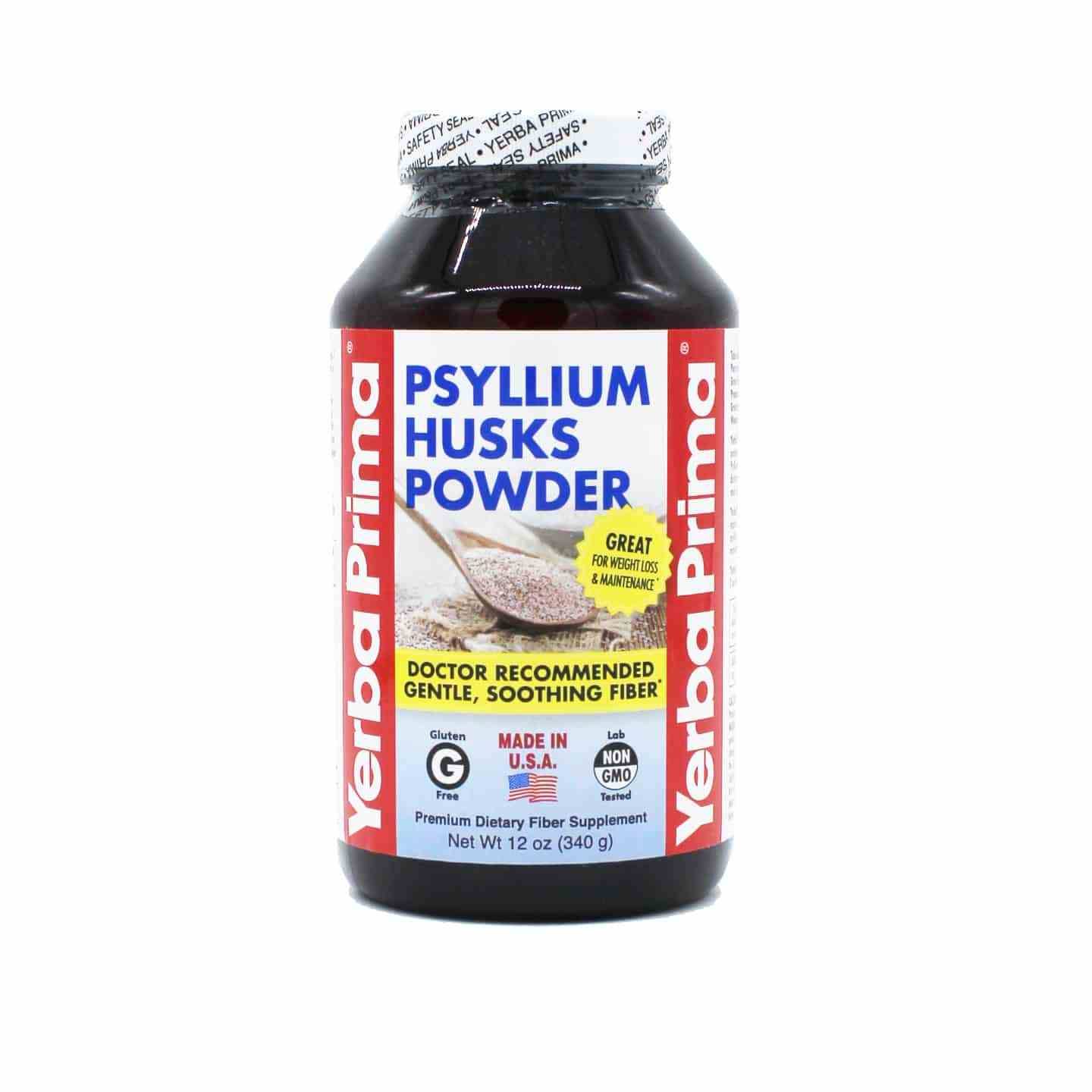 Yerba Prima - Psyllium Husks Powder - 12 oz (340 Grams)