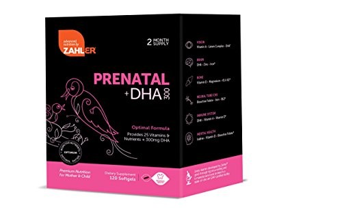Zahler - Prenatal + DHA 300 - 120 Softgels