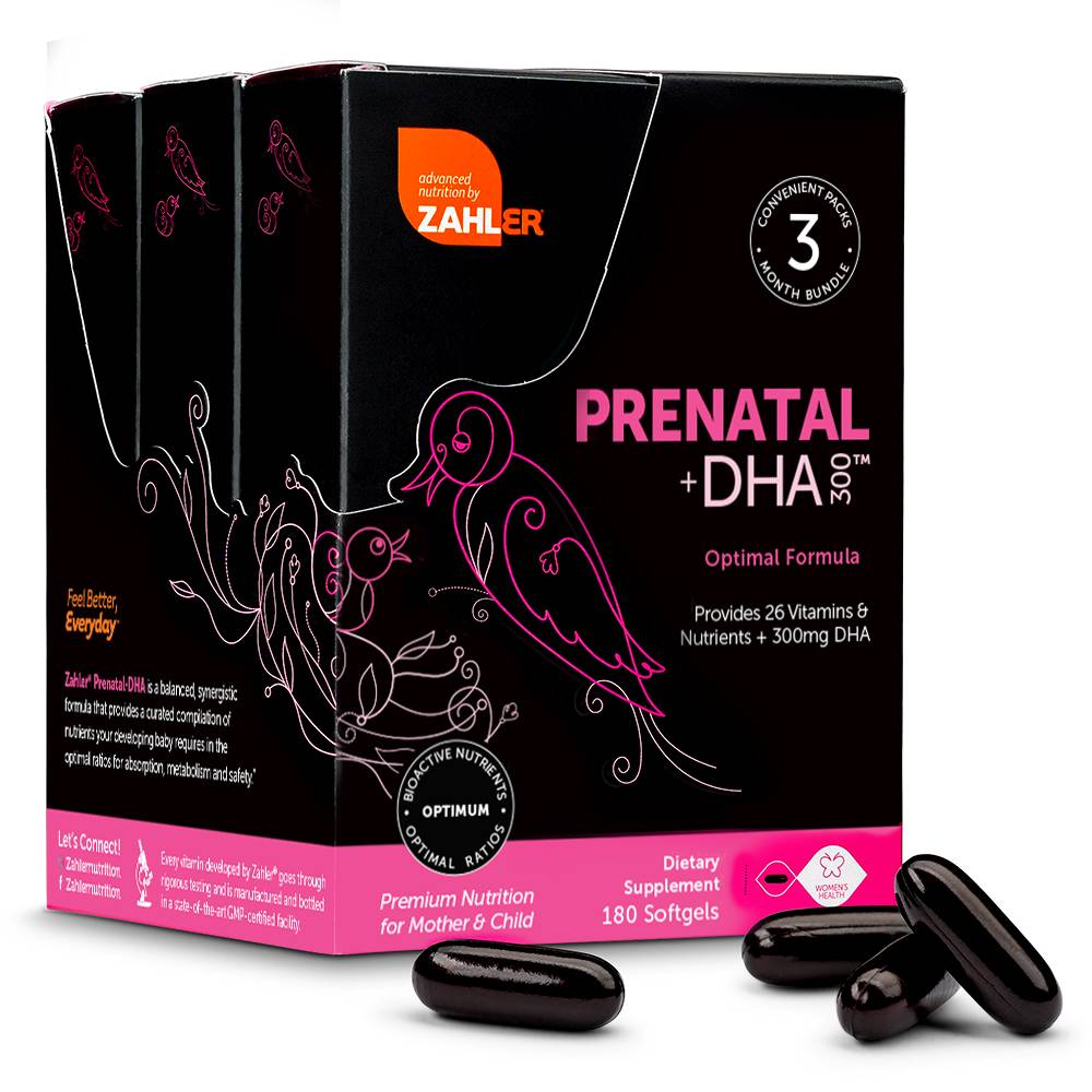 Zahler - Prenatal + DHA 300 - 180 Softgels