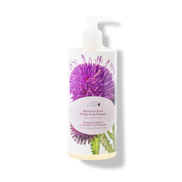 100% PURE - Burdock & Neem Healthy Scalp Shampoo - 13 fl. oz (390 ml)