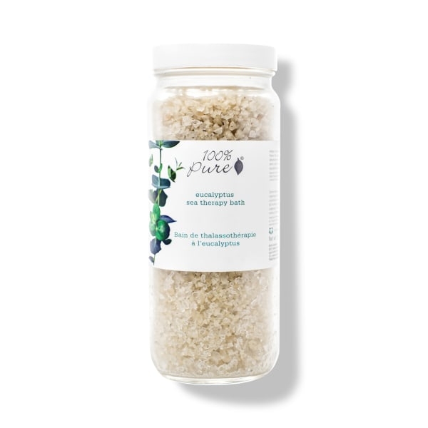 100% PURE - Eucalyptus Sea Therapy Bath - 15 oz (425 Grams)