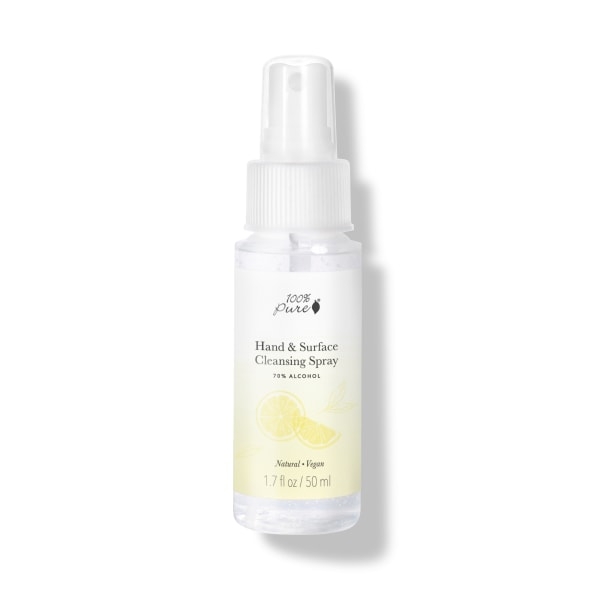 100% PURE - Hand & Surface Cleansing Spray - 1.7 fl. oz (50 ml)
