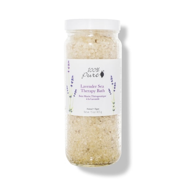 100% PURE - Lavender Sea Therapy Bath - 15 oz (425 Grams)