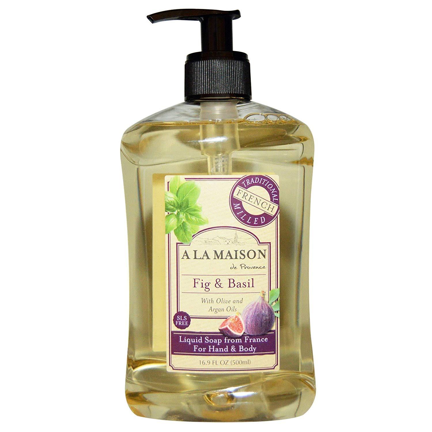 A LA MAISON de Provence - Fig & Basil Liquid Soap - 16.9 fl. oz (500