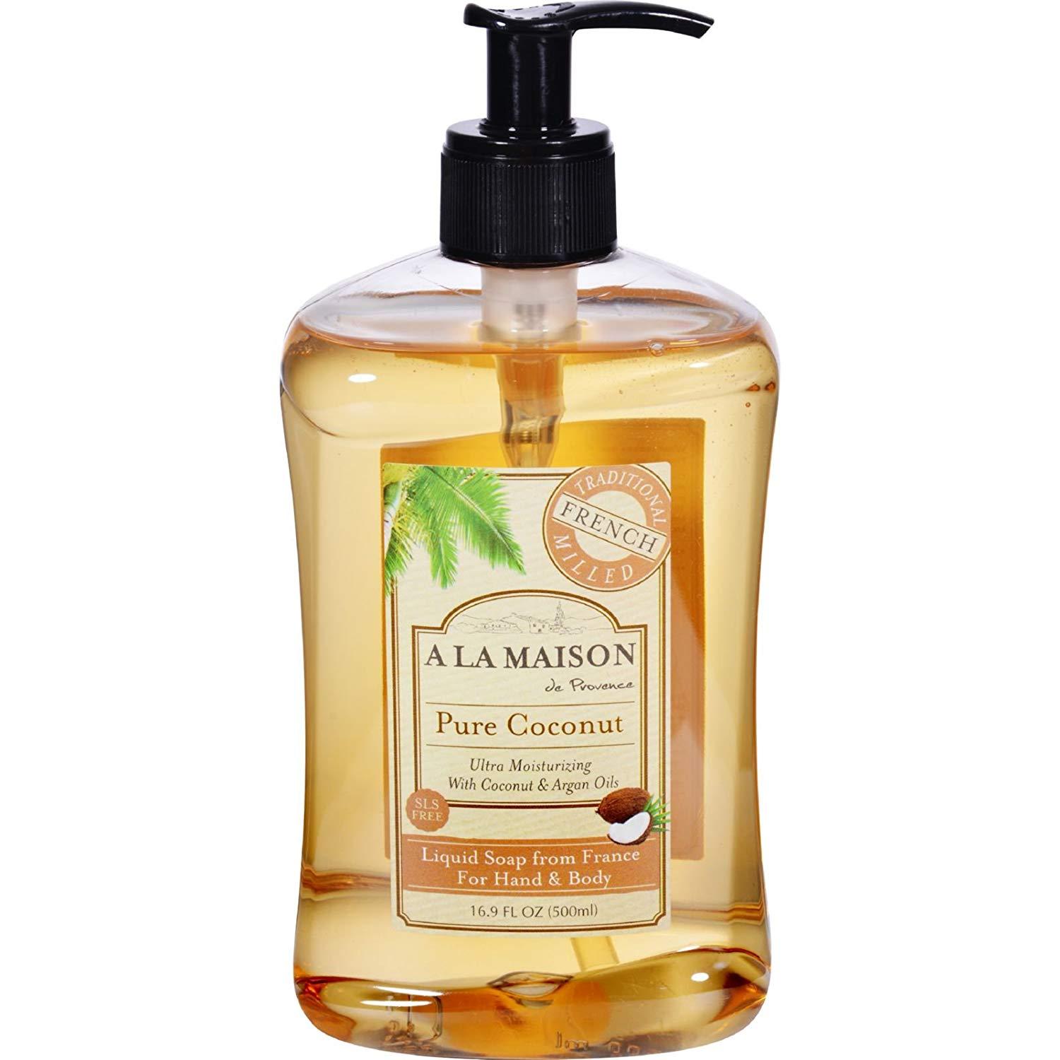 A LA MAISON de Provence - Pure Coconut Liquid Soap - 16.9 fl. oz (500