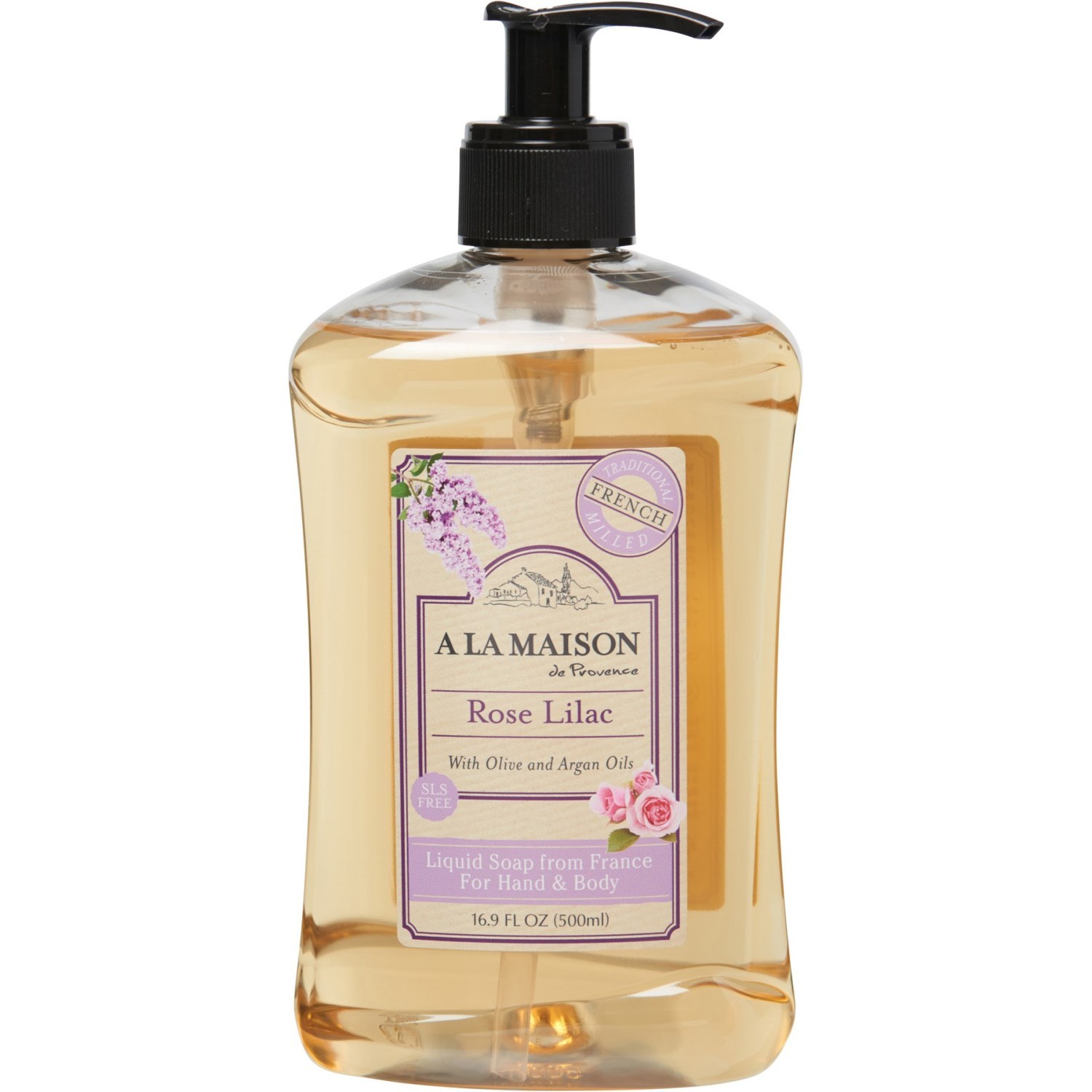 A LA MAISON de Provence - Rose Lilac Liquid Soap - 16.9 fl. oz (500